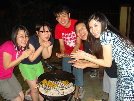 CNY BBQ with my colleagues..